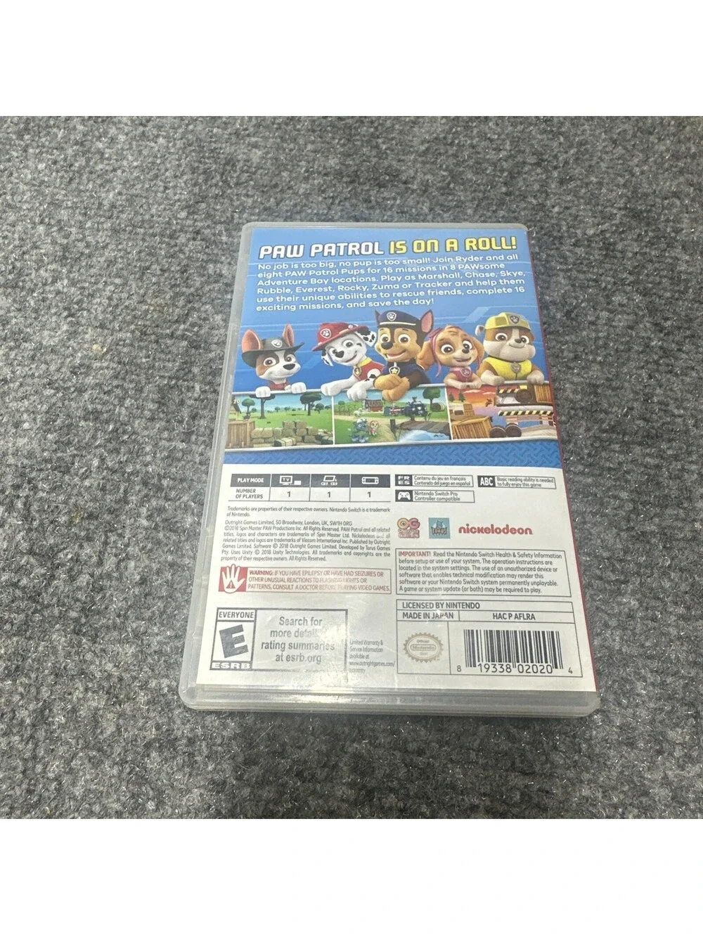 Paw Patrol On A Roll! - Nintendo Switch